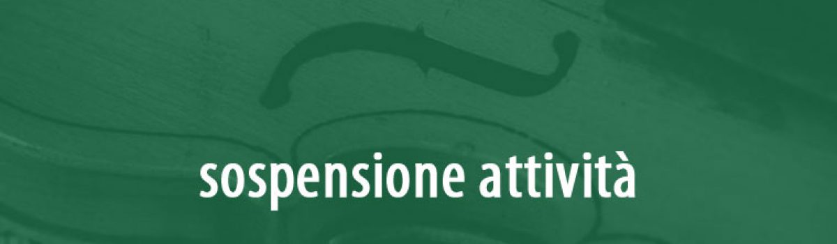 Sospensione attività